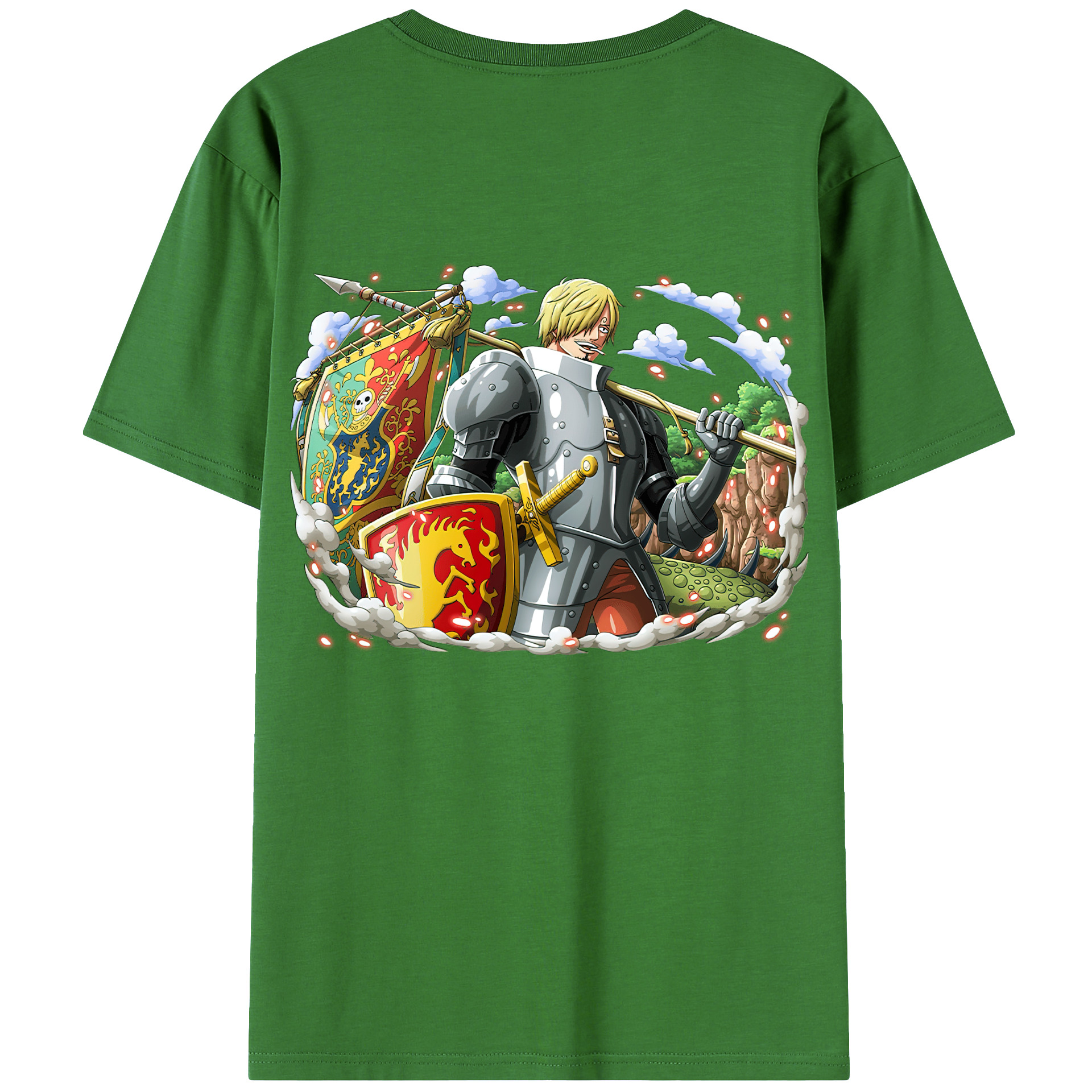 （画像用） ワンピース サンジ ONE PIECE Sanji レディース半袖Tシャツ(バックプリント)